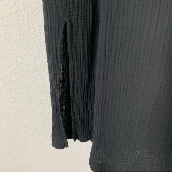 Madewell womens Knit Tank Midi Dress black L - Picture 4 of 9